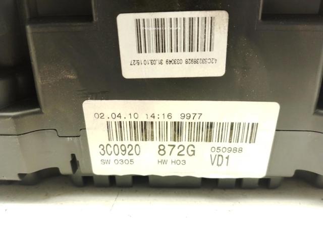 3C0920872G Tablero de instrumentos  disponible Burgos