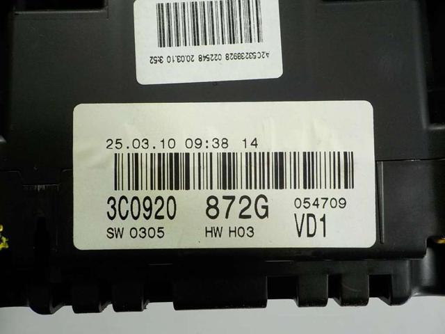 3C0920872G VAG Cuadro instrumentos comprar Alcalá