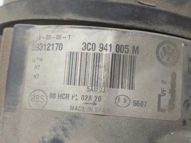 VAG 3C0941005M Faro izquierdo comprar Pamplona