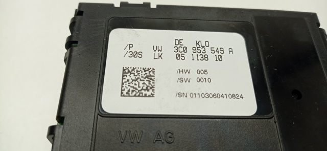 VAG 3C0953549A Módulo de control de interruptores de la columna de dirección  disponible Lugo