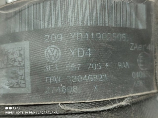 VAG 3C1857705F Cinturón de seguridad delantero izquierdo  comprar en Albacete