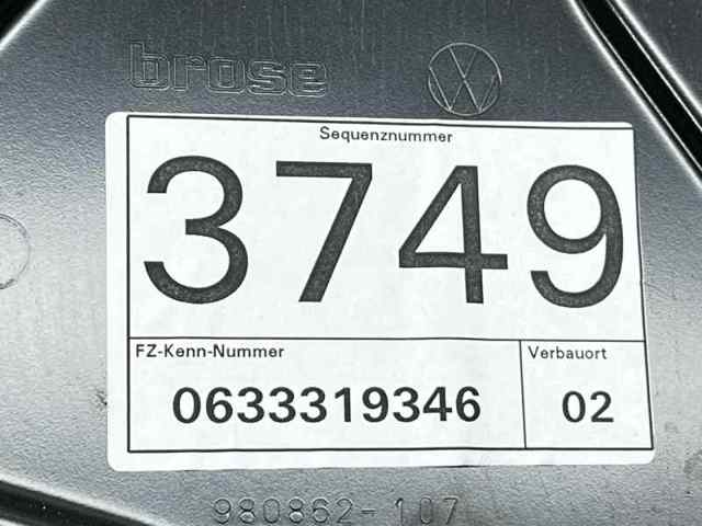 3C5839462J VAG Mecanismo de elevalunas de la puerta trasera derecha  disponible Alicante