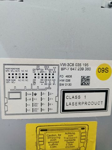 3C8035195 Radio  en stock Granada
