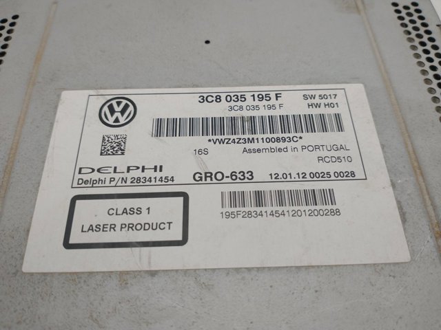 3C8035195F VAG Radio  en stock Huelva