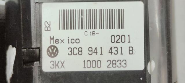 3C8941431B VAG Interruptor de luces en el tablero  en stock Huelva