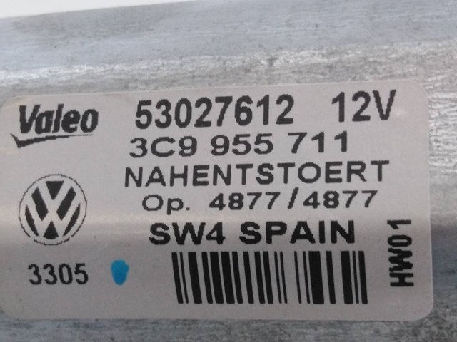 3C9955711 Motor limpiaparabrisas, trasera  en stock Sabadell