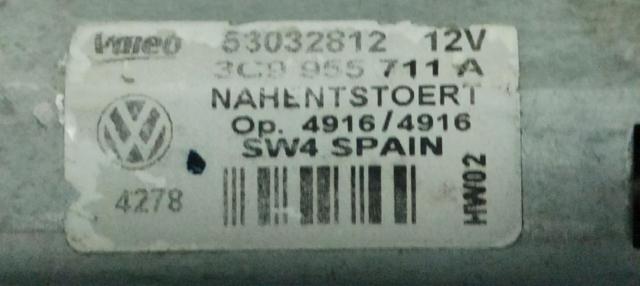 3C9955711A VAG Motor del limpiaparabrisas trasero  comprar en Lleida