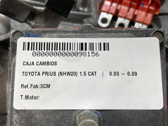 Transmisión automática completa Toyota Prius NHW20