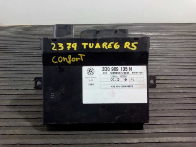 Centralita unidad control para volkswagen touareg 2.5 r5 tdi bac 3D0909135N