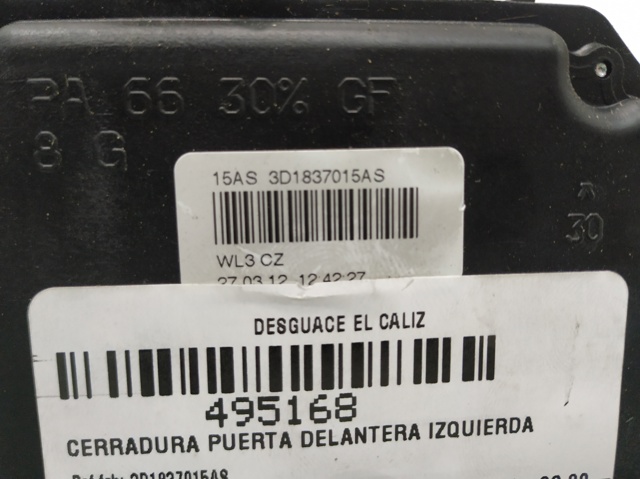 VAG 3D1837015AS Cerradura comprar Barcelona