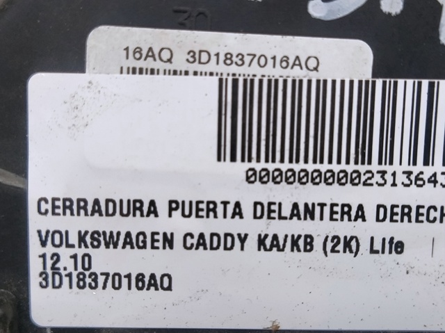 3D1837016AQ VAG