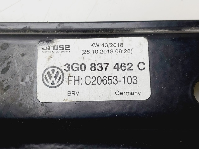 3G0837462C Mecanismo de elevalunas delantero derecha  en stock Castellón