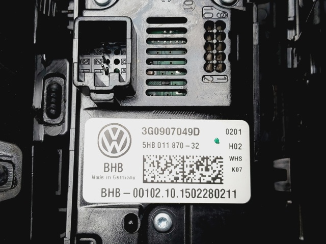VAG 3G0907049D Módulo de modos de calefacción/aire acondicionado  comprar en Ponferrada