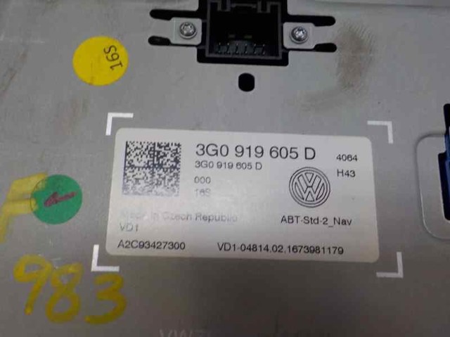 VAG 3G0919605D Pantalla multifunción  comprar en Ponferrada