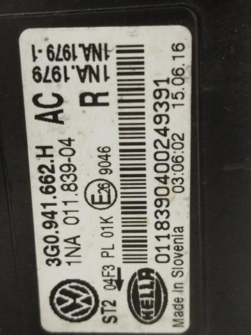 3G0941662H Faro antiniebla derecho  en stock Granada