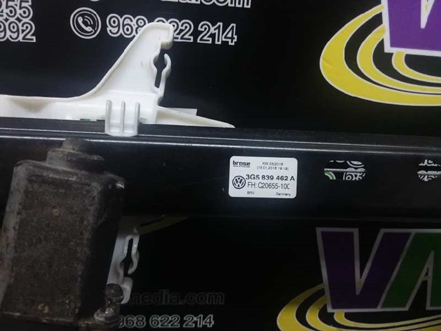 3G5839462A VAG Mecanismo de elevalunas de la puerta trasera derecha  comprar en Lleida