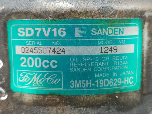 VOLVO 3M5H19D629HC Compresor de aire acondicionado  comprar en Ponferrada