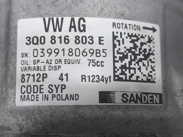 VAG 3Q0816803E Compresor de aire acondicionado  en stock Salamanca