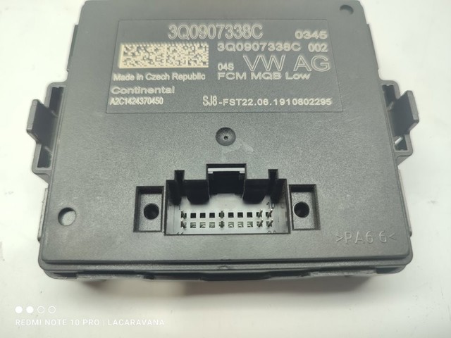 3Q0907338C VAG Módulo de control de iluminación adaptativa (ECU)  disponible Ourense