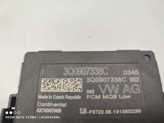 3Q0907338C Módulo de control de iluminación adaptativa (ECU) comprar Girona