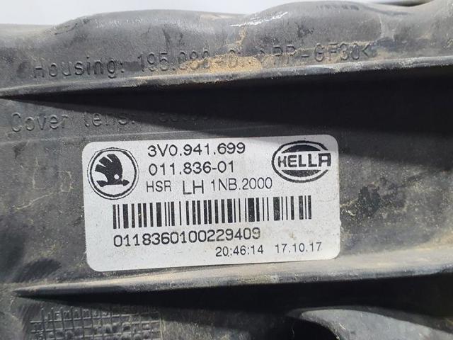 VAG 3V0941699 Faro antiniebla izquierdo  disponible España