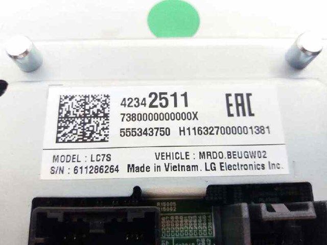 42342511 OPEL Cable de freno de mano trasero izquierdo  en stock Huelva