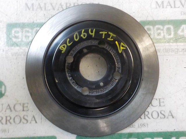 Disco de freno trasero Toyota Yaris P13