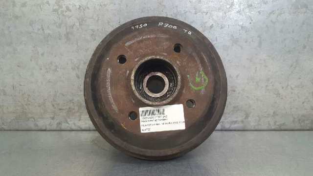 Tambor de freno trasero 424732 PEUGEOT