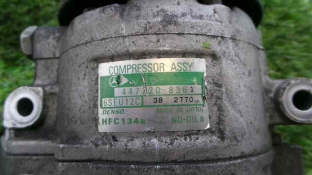 Compresor aire acondicionado para mercedes-benz clase a (w168) (1997-2004) a 140 (168.031,168.131) m 166.940 4472208361