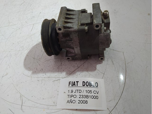 Compresor aire acondicionado para fiat doblo limusina (119_,119_) (2005-2005) 1.9 jtd 223b1000 4472607000