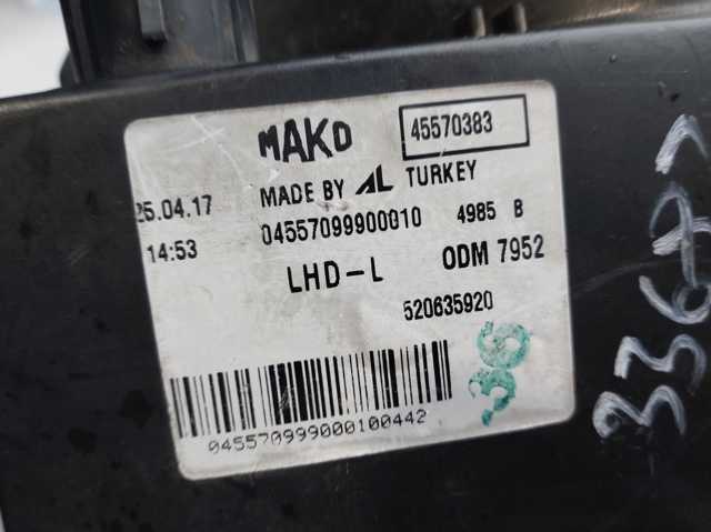 45570383 PEUGEOT Faro izquierdo  comprar en Oviedo