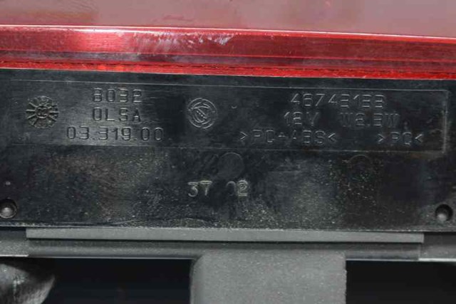 Lampara De Luz De Freno Adicional Alfa Romeo 147 937