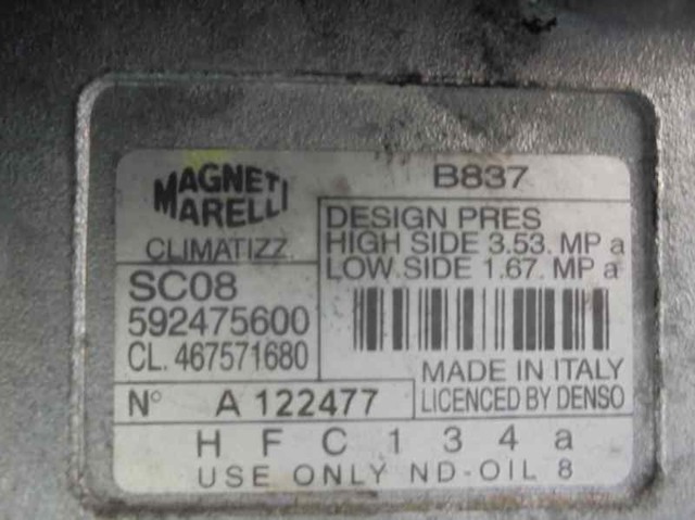 Compresor de aire acondicionado Fiat Bravo 1 182