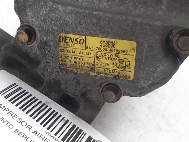 Compresor de aire acondicionado Fiat 500 312