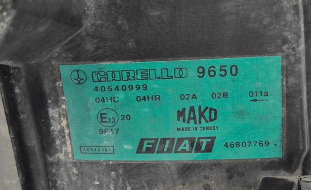 46807769 Faro derecho  en stock Sabadell