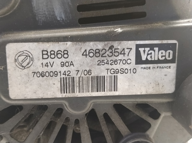 46823547 FIAT Alternador  disponible Alicante