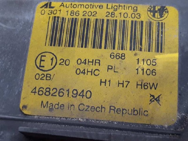 FIAT 468261940 Faro derecho comprar Tarragona