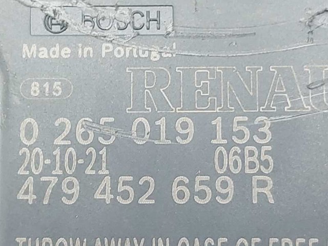 RENAULT 479452659R Sensor de ángulo de giro del volante  comprar en Ponferrada