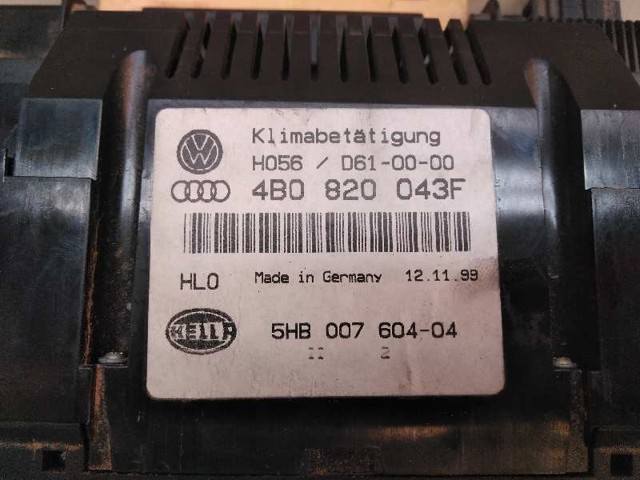 4B0820043F Módulo de modos de calefacción/aire acondicionado  comprar en Pontevedra