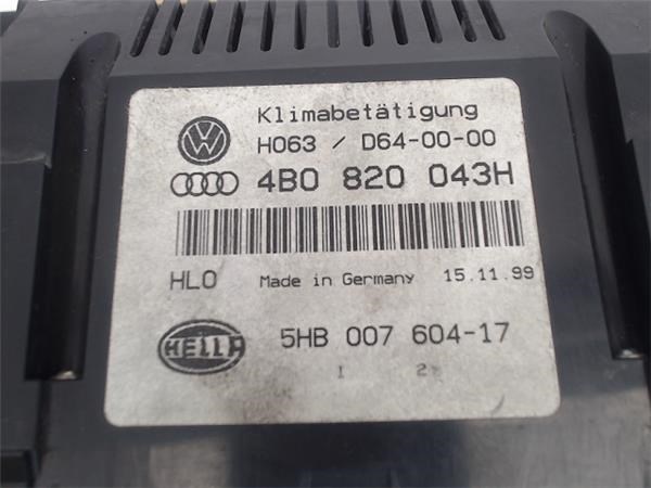 4B0820043H Módulo de modos de calefacción/aire acondicionado  comprar en Pontevedra