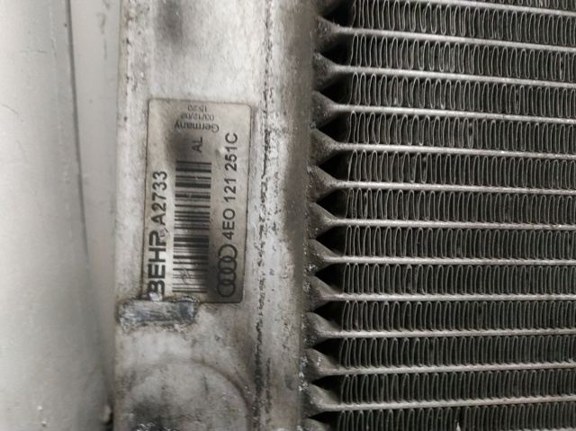 Radiador refrigeración del motor 4E0121251C VAG