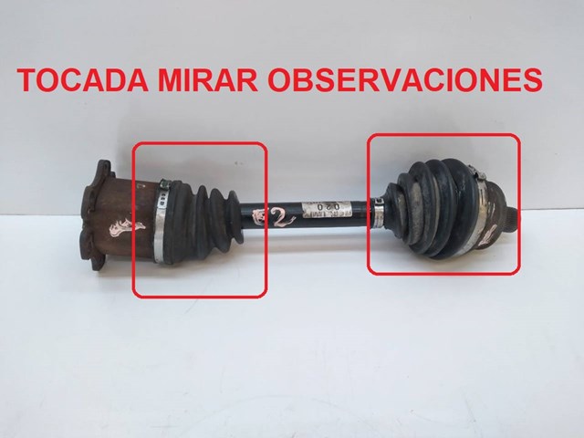 Árbol de transmisión delantero derecho 4E0407272Q VAG/Audi