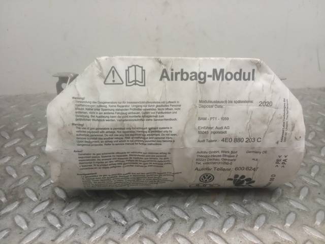 Airbag delantero derecho para audi a8 (4e2)  ase 4E0880203C