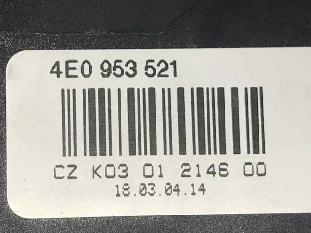 4E0953521 Interruptor de control de crucero comprar Girona