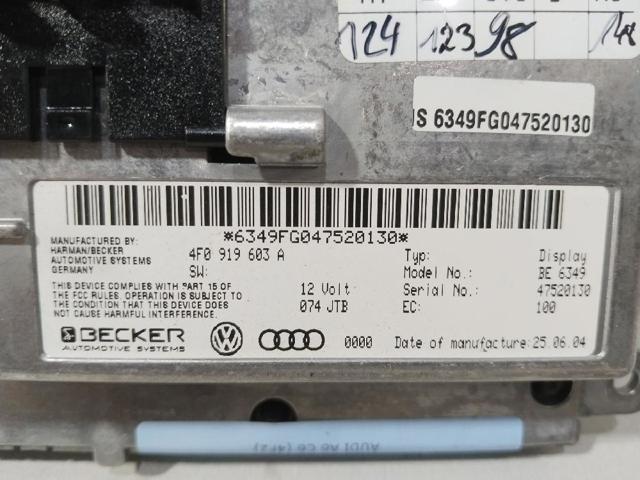 4F0919603A VAG Pantalla multifunción  comprar en Lleida