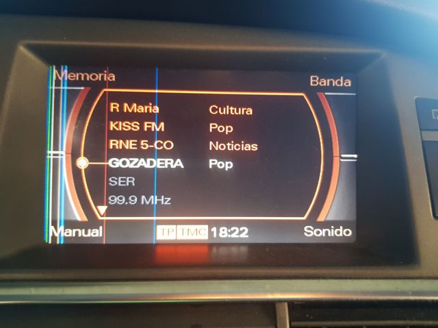 Precio del repuesto Display A6  sedán