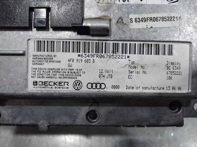 4F0919603B VAG Pantalla multifunción  disponible Vigo