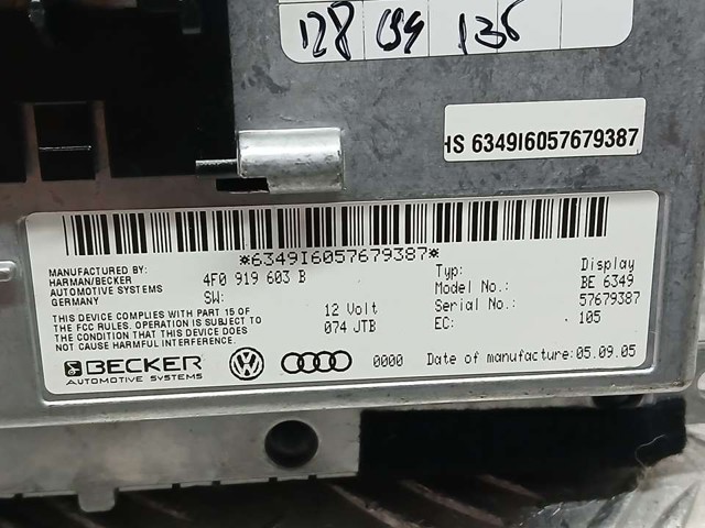 4F0919603B Pantalla  en stock Granada