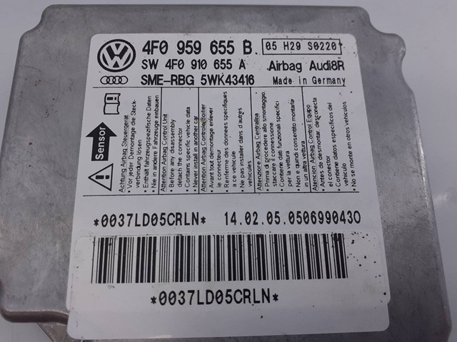 4F0959655B Módulo de control de airbag  disponible Utrera