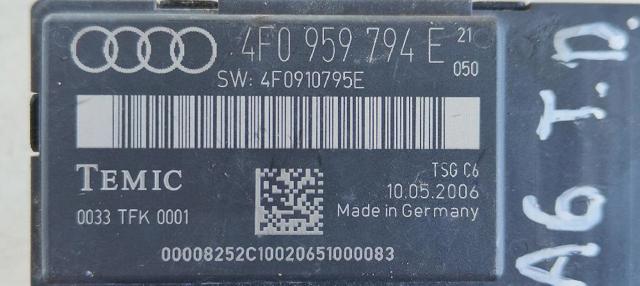 4F0959794E VAG Módulo de confort de la puerta trasera  en stock Córdoba